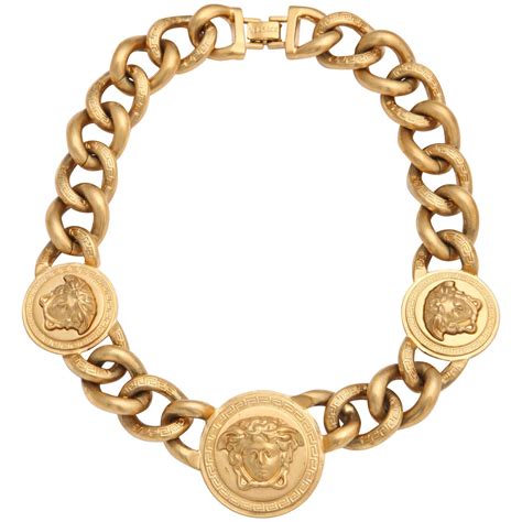 versace pendant funny|Versace gold chain and pendant.